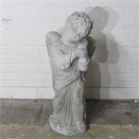 31" Concrete angel figure.