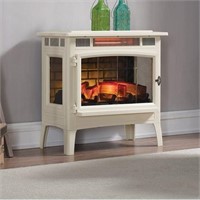 Duraflame 3D Cream Infrared Electric Fireplace