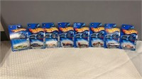 8 miscellaneous hot wheels from 2004 new on