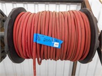 almost full spool of 3/8" air hose