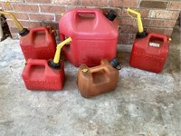 Gasoline Cans in Different Sizes