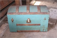 OLD TRUNK WITH CONTENTS
