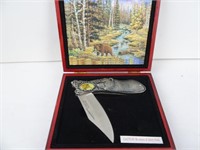 Collectible Bear Knife in Box
