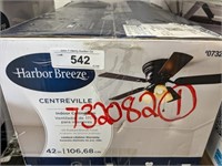 HARBOR BREEZE CENTREVILLE INDOOR CEILING FAN 42IN