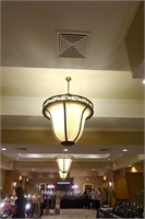 Decorated Inverted Dome Chandeliers