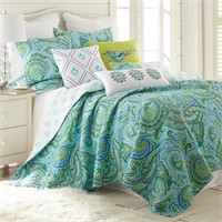 Darjeeling Teal 3-Piece Teal  Green  Blue Paisley