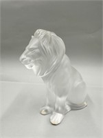Lalique Lion Figurine