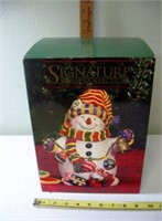 New Signature Snowman Cookie Jar