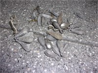 large fishing sinkers