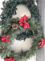 Pair of Christmas Wreaths
