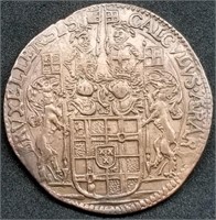1663 Spanish Philip IIII Large Jeton Token