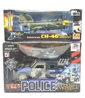 SWAT Police Tough Vehicle Playset and America