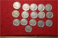 (16) Buffalo Nickels  1925 to 1937