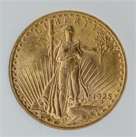 1925 $20 St. Gaudens Double Eagle