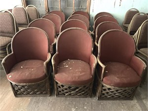 (12) Bamboo Chairs 
(They may have some damage