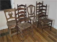 Lot of 6 project chairs