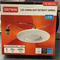 Ostwin led Downlight Retrofit Gimbal 6”