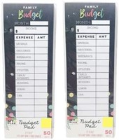 100 Sheets Family Budget Pad Planner Mini 3 Ring B