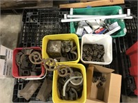 Lot of  Iron Railing Components and Lock Parts