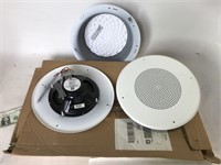 2 pcs 8" Ceiling Speakers with Accessories