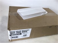 New Case of 1000 Hot Dog Bags 3" x 1.5" x 9"