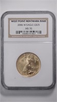 2006-W $25 Gold Eagle MS70