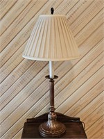 3 Way Gold Tone Lamp. Tested wking. 29½: T