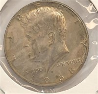 1968-D 40% Silver Kennedy Half Dollar Coin