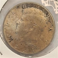 1964-D 90% Silver Kennedy Half Dollar Coin