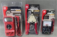 New Wire Strippers, Multimeters