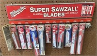New Milwaukee & Lenox Sawzall Blades With Rack