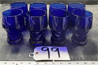 8 Cobalt Blue Glasses