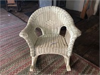 Wicker Child's Rocker