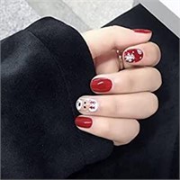 Christmas Square Press-on Nails