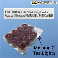 22 Apple Cinnamon Stick Tealight Candles