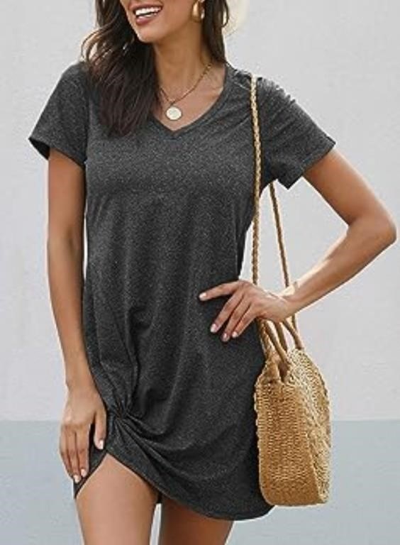 New size XL Women Summer Short Tshirt Dress