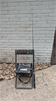 FOLDING CAMO CHAIR WITH STORAGE CARRY STRAP AND UG