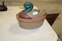 MALLARD DUCK CASSEROLE DISH