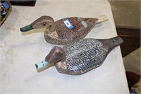 2 WOODEN DUCK DECOYS