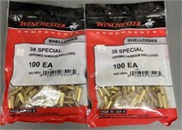200ct Winchester .38 Special Brass