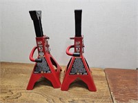 Set Big Red 3 TON Jack Stands #Like NEW