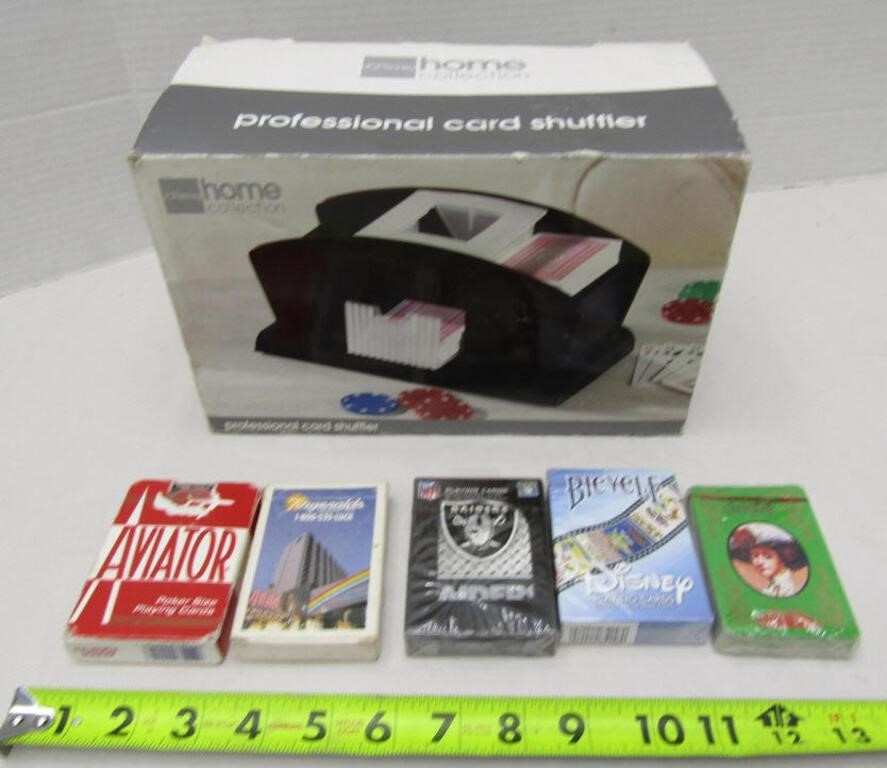 J.C Penny Professional Card Shuffler With Cards