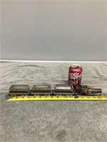 Tin Train w/ Dump Cars