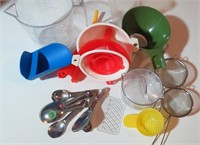 Canning funnel, six misc, size funnels, microwave