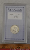 1976 US graded half dollar coin