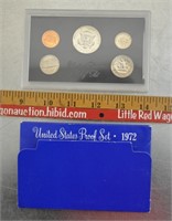 1972 US coins proof set
