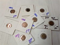 Mixed foreign coins