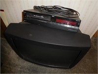 JVC TUBE TV WITH NEC VCR RECORDER