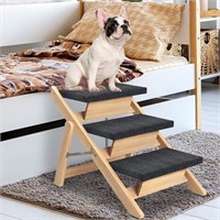 2-in-1 Dog Stairs/Dog Ramp with 3 Steps