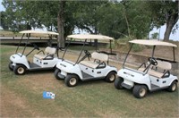 (4) Club Car Golf Carts #50, #3, #27, #38